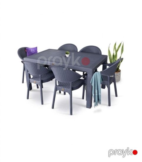 Bağ üçün mebel dəsti Capissi, metal/plastik, 7 əşya — Bakı