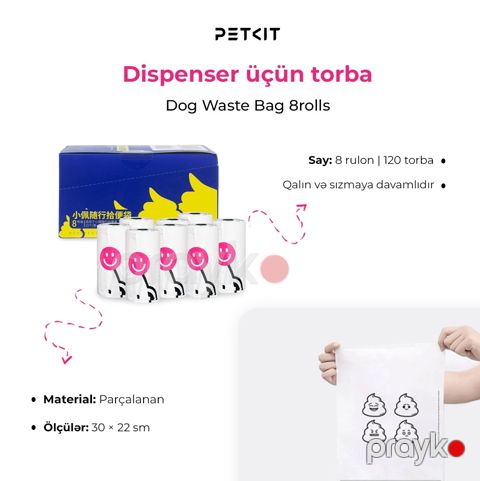 Gəzinti üçün paketlər Petkit Waste Bag — Bakı