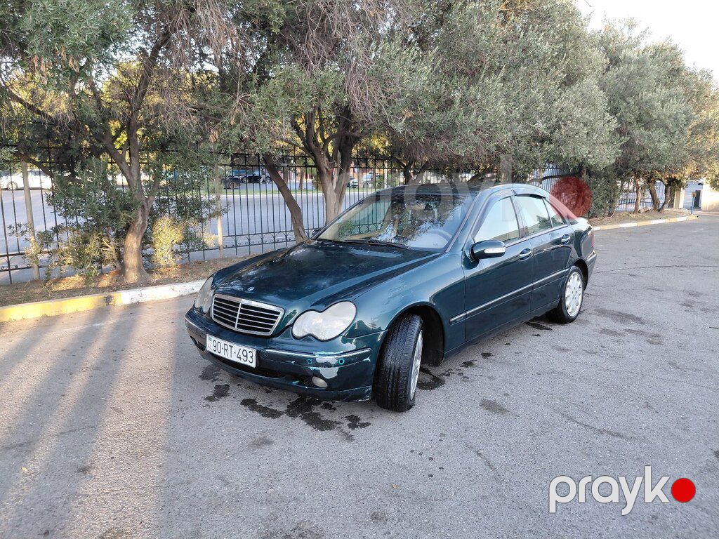 Mercedes C 200, 2.0 L, 2002 il, 435 000 km — Avtomobillər, Bakı (3)