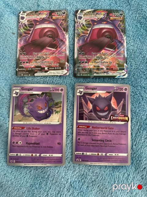 Kolleksiya kartları Gengar for sale 4pcs — Bakı