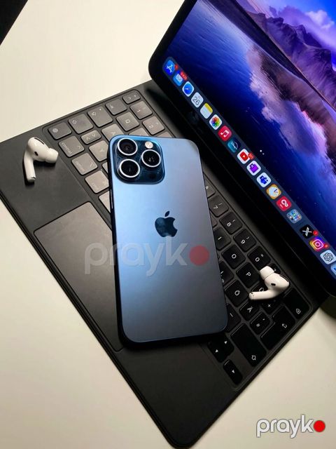 Apple iPhone 15 Pro Max Blue Titanium 256GB/8GB — Bakı