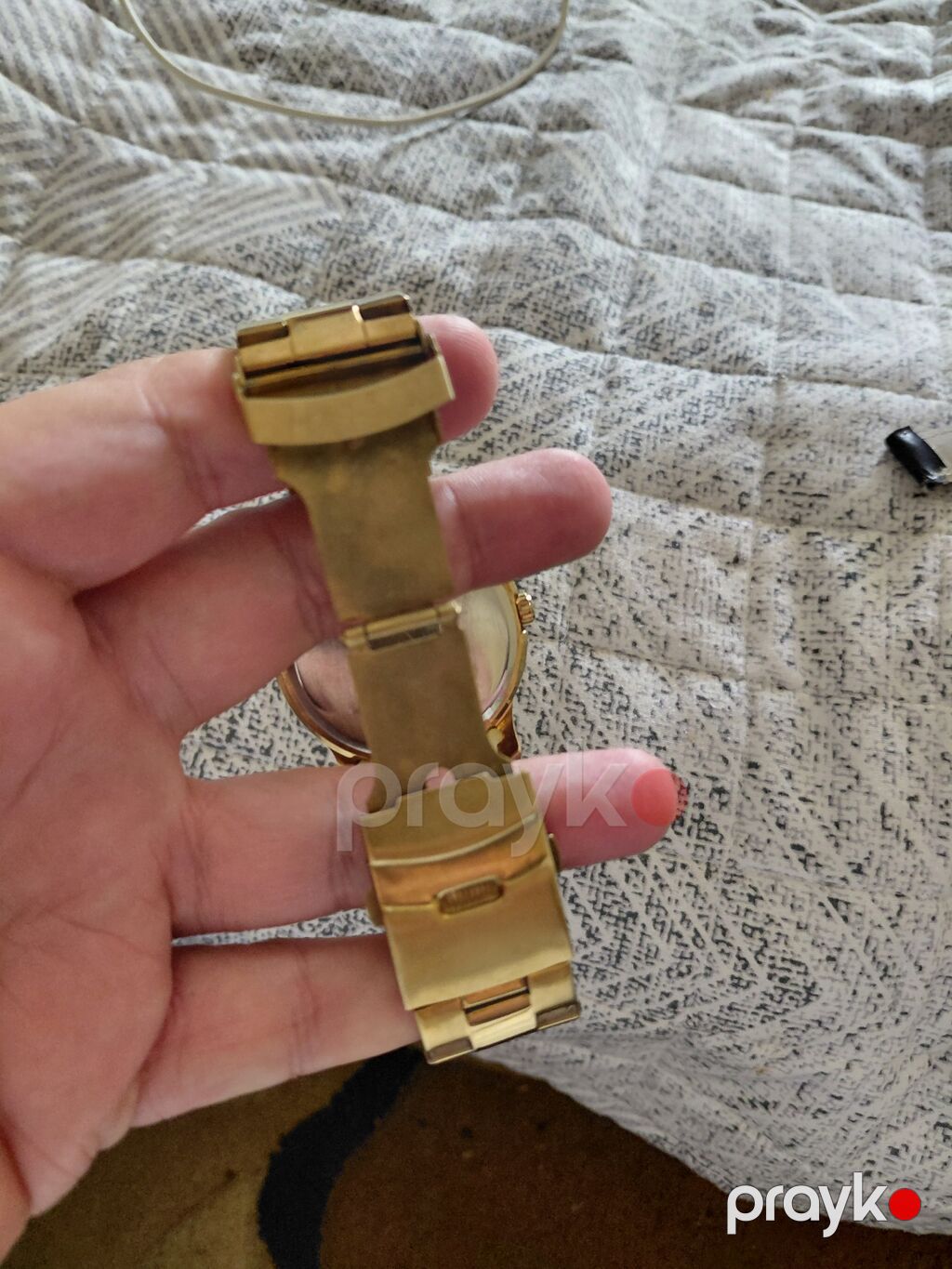 Michael Kors kişi qol saatı - Korpus və qolbaq: qızılı rəngli — Qol saatları, Bakı (4)