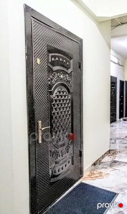 Metall giriş qapısı – dekorativ relyefli dizayn - Material: qalın — Bakı