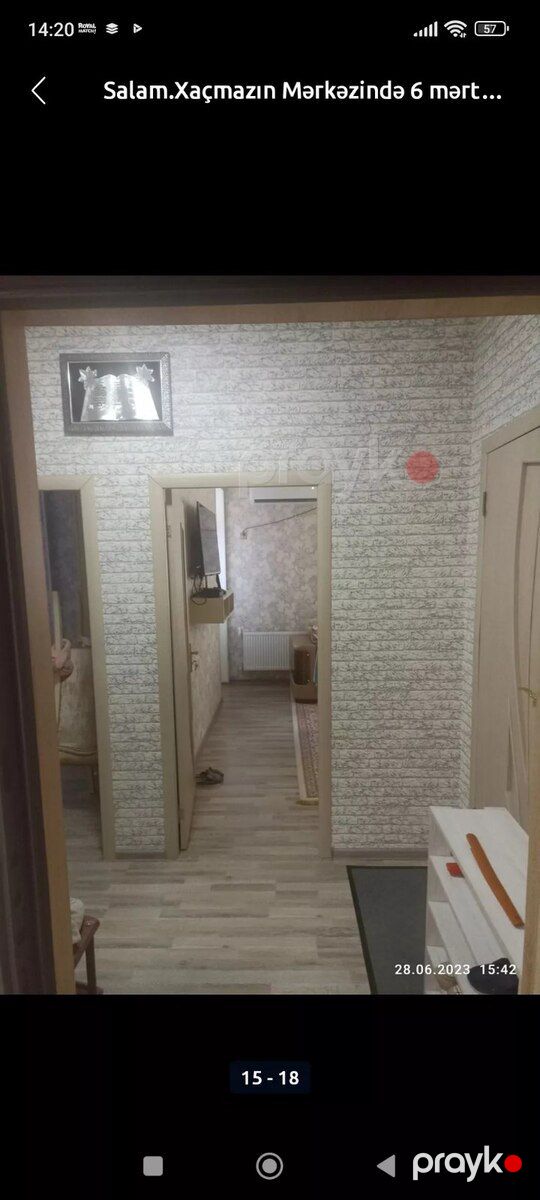 2-otaqlı yeni tikili kirayə verilir, Xaçmaz r., 39 m² — Mənzil, Xaçmaz (11)