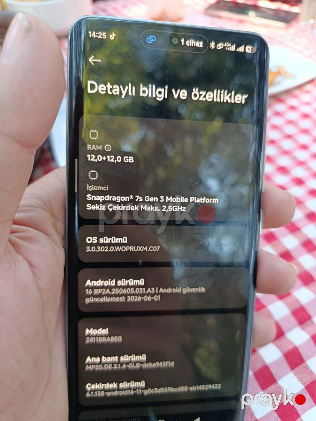 Redmi Note 14 Pro+, 512 GB, rəng - Yaşıl, Sensor, Barmaq izi, Simsiz şarj — Xiaomi, Bakı (7)