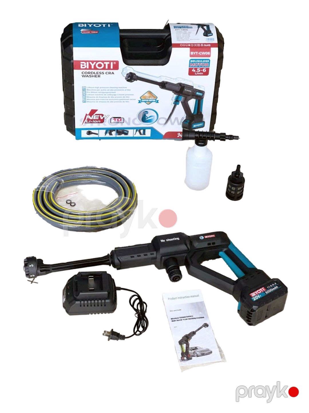 Yüksək təzyiqli yuyucu Biyoti BYT-CW06 — Mallar, Bakı (3)