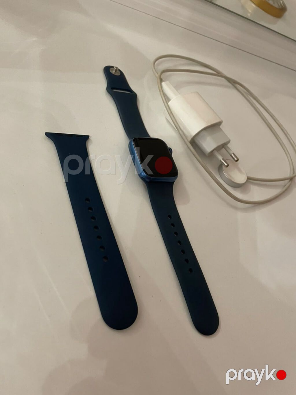 İşlənmiş, Smart saat, Apple, rəng - Göy — Ağıllı saatlar, Bakı (4)
