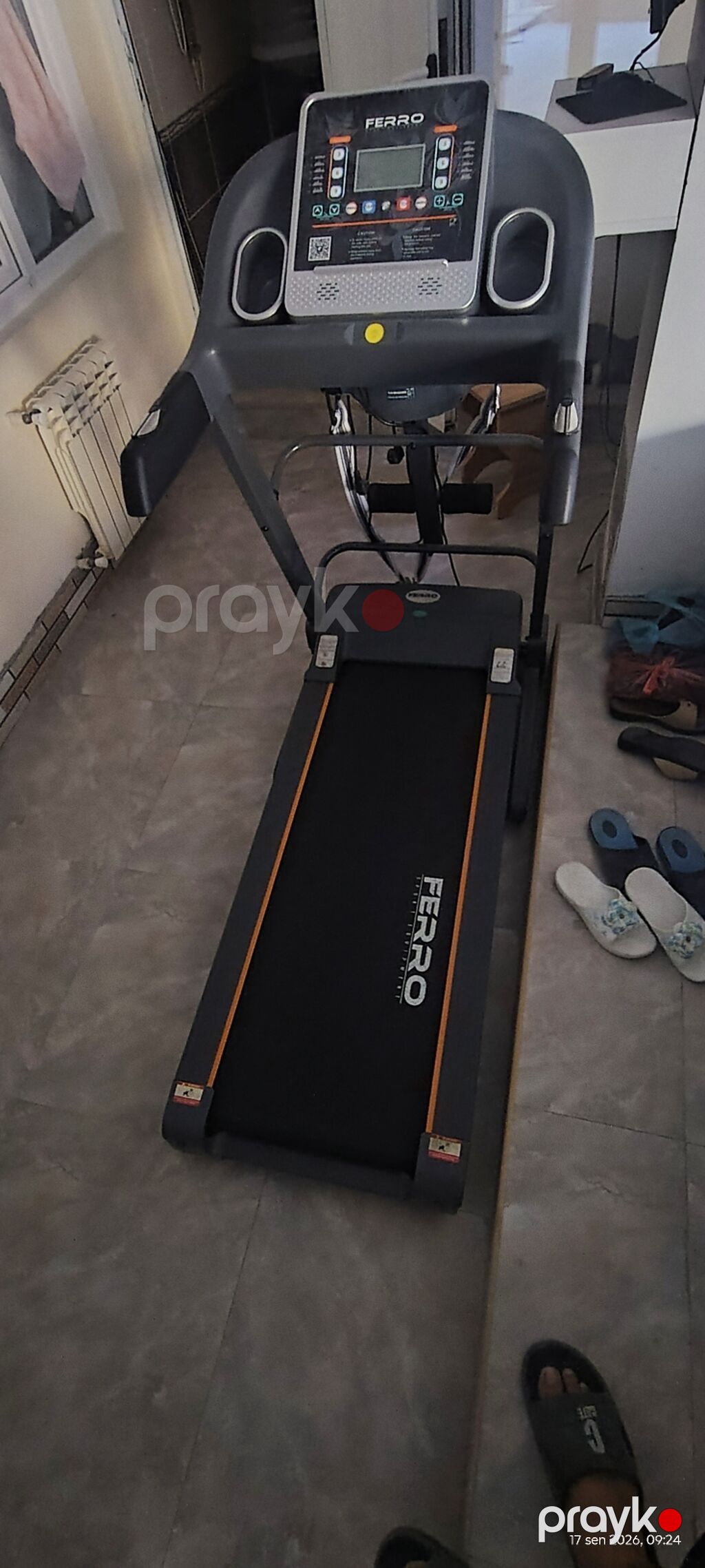 Ferro Fitness elektrik qaçış trenajoru Xüsusiyyətlər: - Marka/model — Koşu simulyatorları, Masazır (5)
