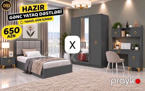Hazır Gənc yataq dəstləri – 650 AZN Təhvil: gün içində Dəst tərkibi