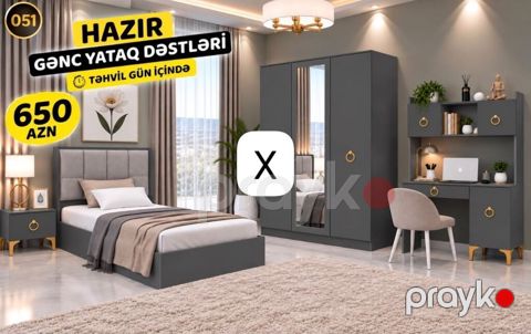 Hazır Gənc Yataq Dəsti - Qiymət: 650 AZN - Təhvil: Gün içində Dəst