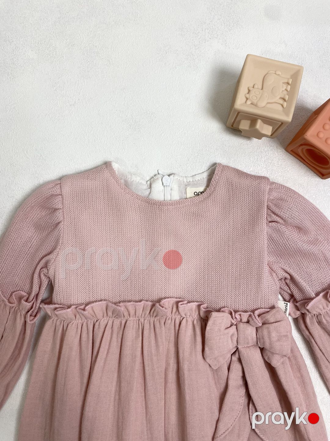 Qızlar üçün don, çəhrayı, pambıq, 12-18 ay — Mallar, Bakı (3)