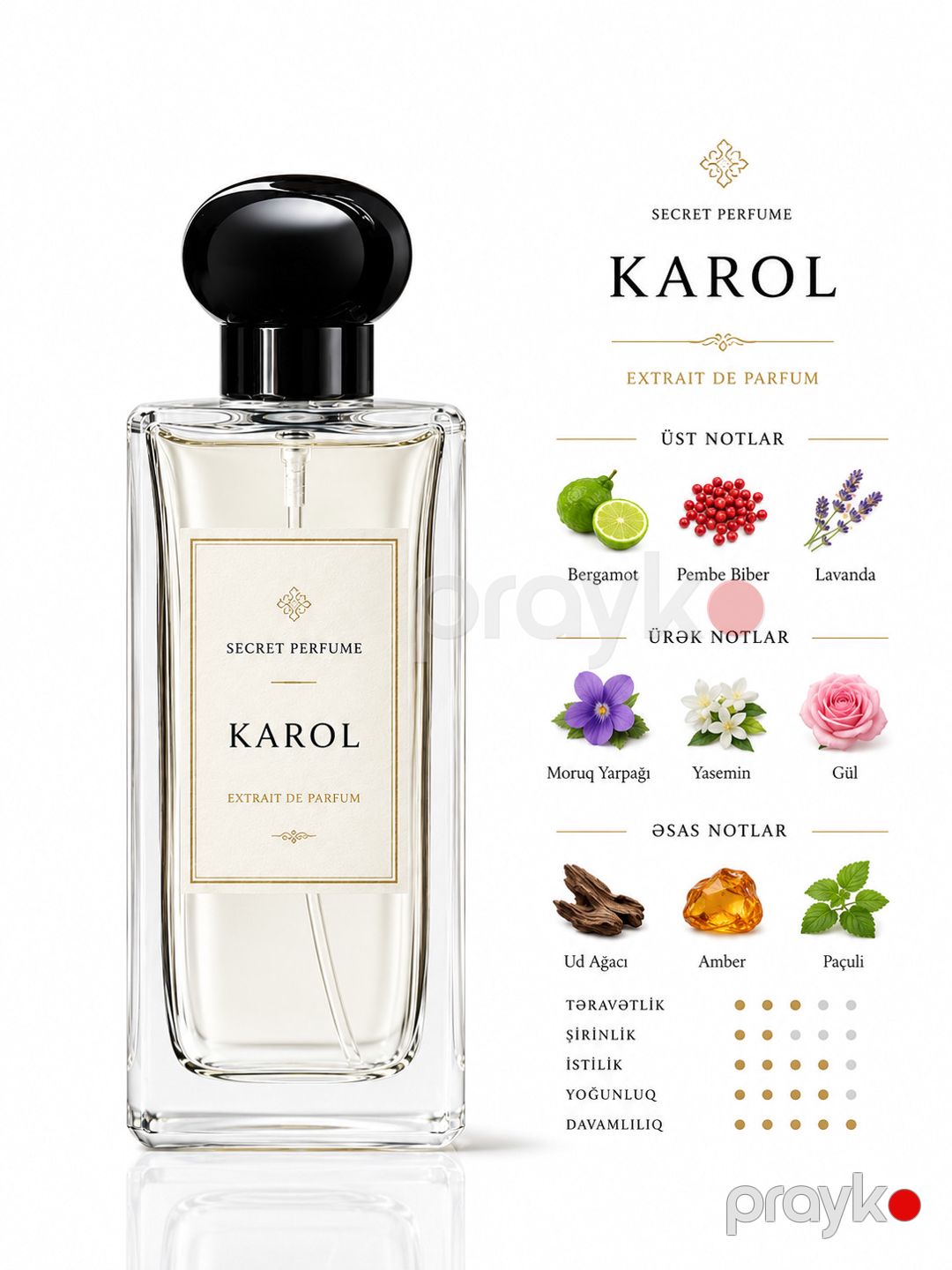 Secret Parfum Karol Extrait De Parfum, uniseks, 30 ml — Mallar, Bakı (2)