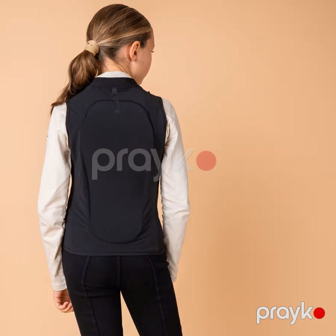 Uşaq üçün atçılıq jileti Decathlon 8739567, ölçü 131-140 sm, qara — Mallar, Bakı (2)