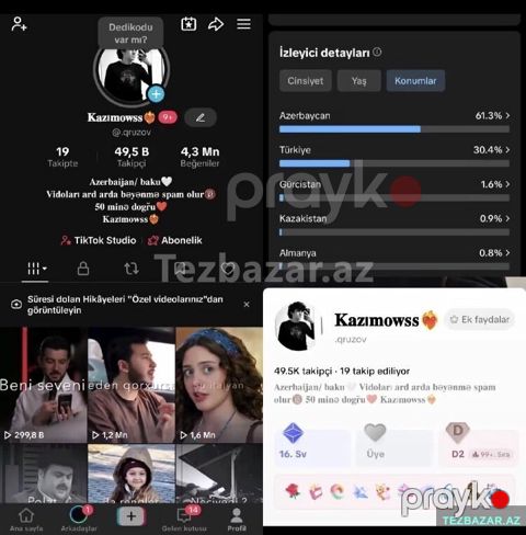 Tiktok sehifesi — İmişli