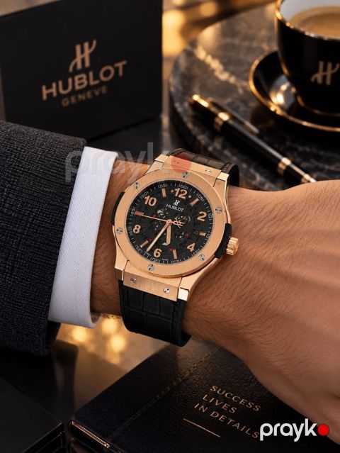 Yeni, Qol saatı, Hublot, rəng - Qara — Bakı