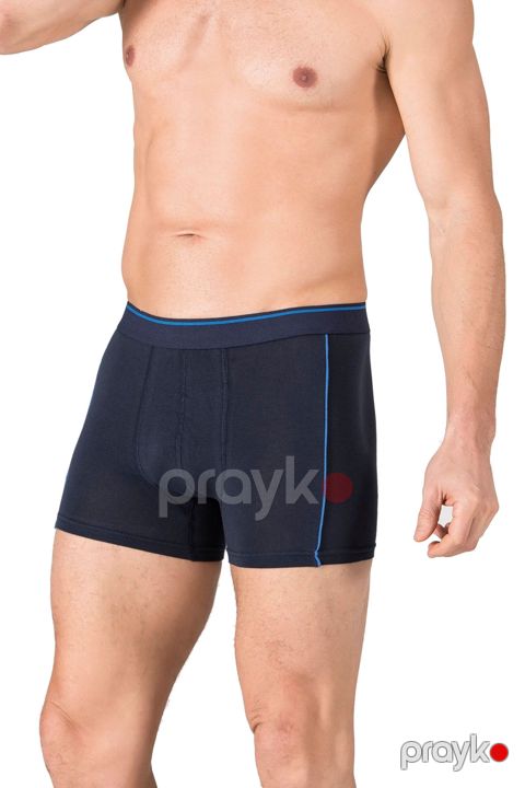 Kişilər üçün bokserlər Ozkan11314, göy, pambıq/elastan, ölçü L — Bakı
