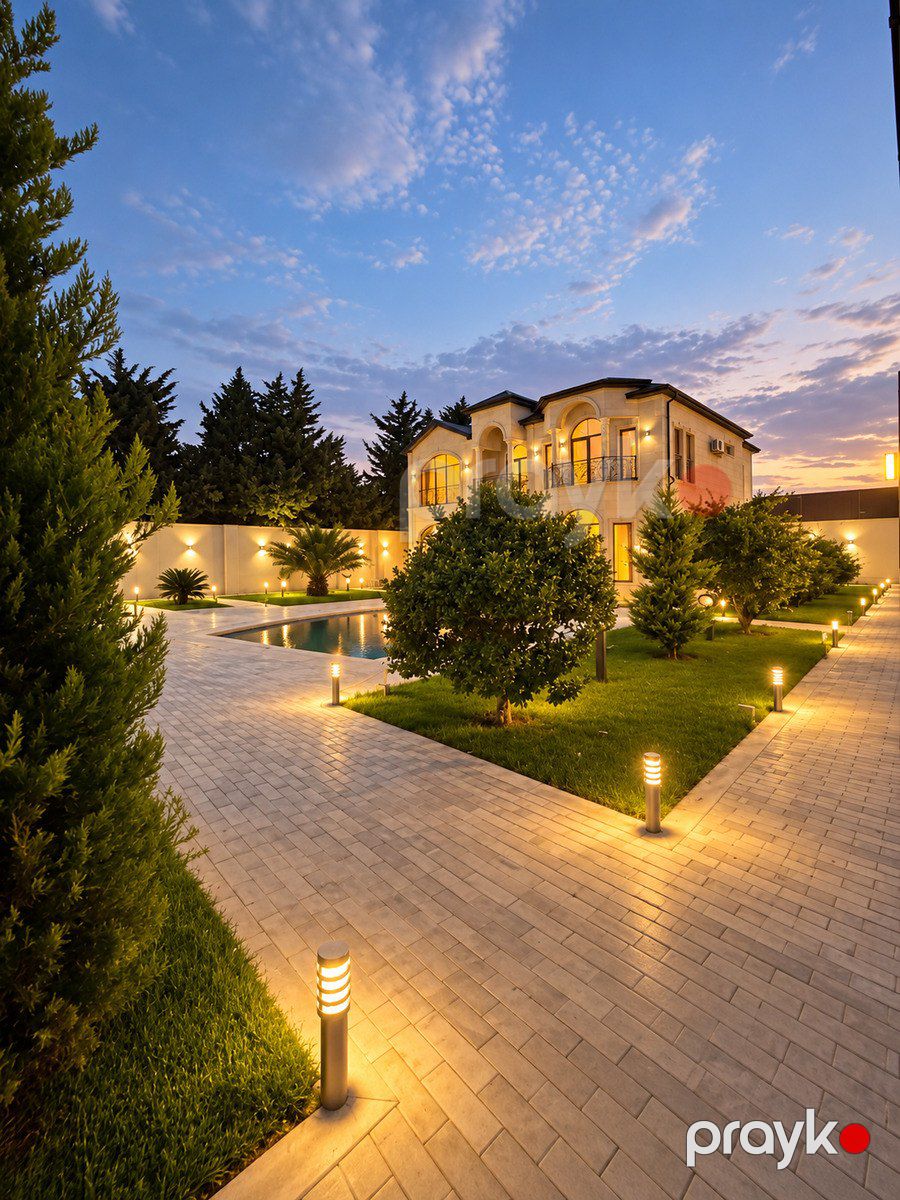 Satılır 5 otaqlı həyət evi/bağ evi 350 m² — Ev, villa, Bakı (3)