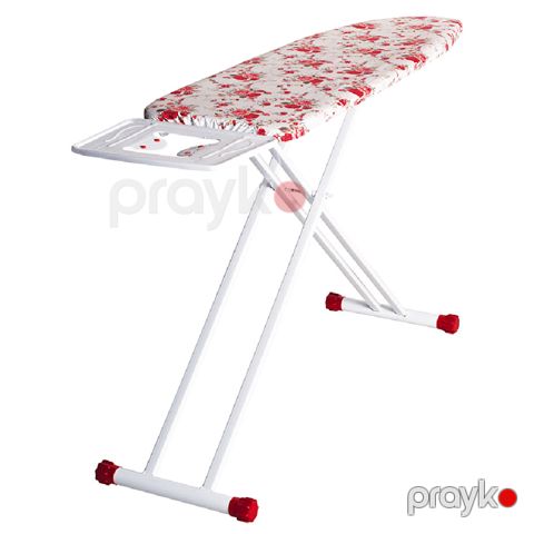 Ütü masası Harbinger Valente MM450, 118x38 sm, ağ/qırmızı — Bakı