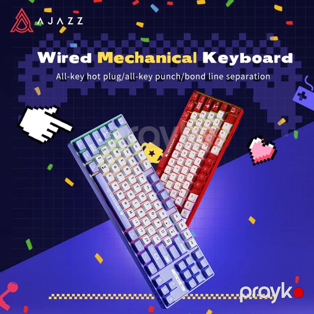 Klaviatura "Ajazz AK870 MC" — Periferik cihazlar, Bakı (2)