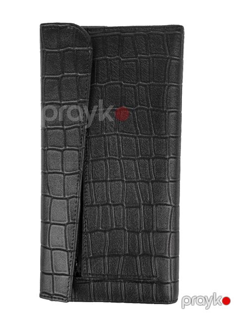 Dəri pulqabı Solido 06-P006, qara — Bakı