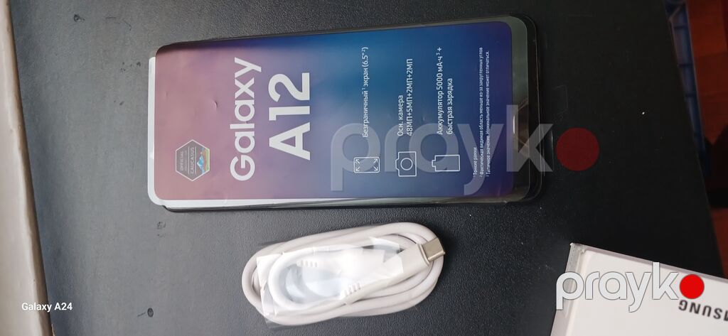 Samsung Galaxy A12, 64 GB, rəng - Qara, Zəmanət — Samsung, Bakı (8)