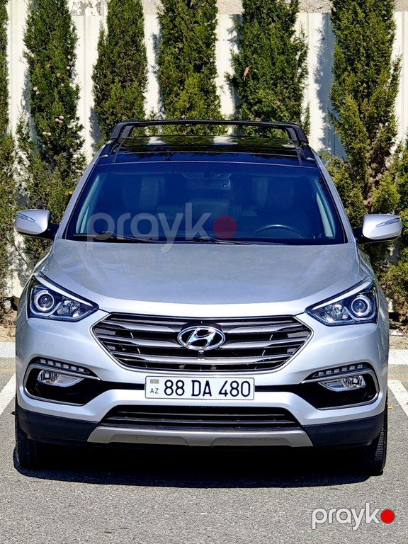Hyundai Santa Fe, 2.0 L, 2016 il, 95 000 km — Avtomobillər, Bakı (3)