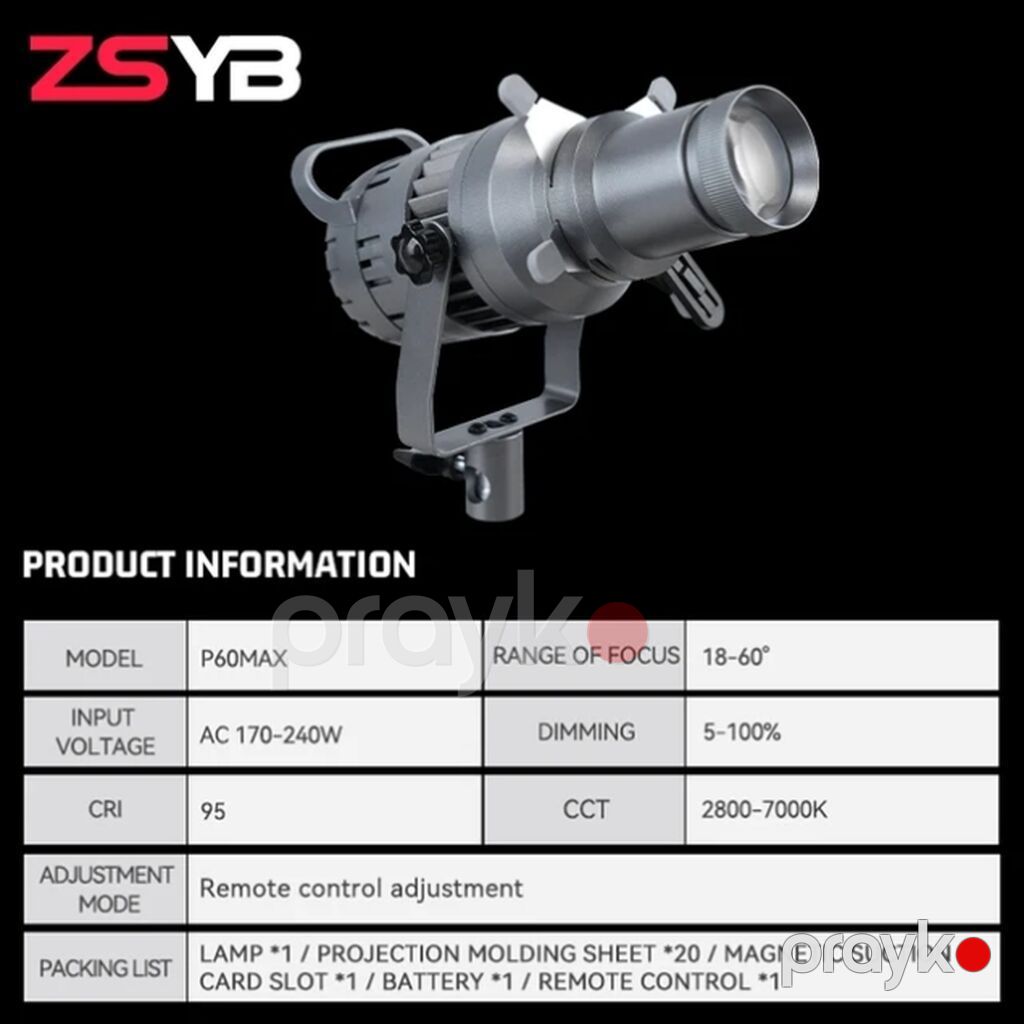 P60 MAX – Mini İnteqrə olunmuş İmaging Light - Yüksək parlaqlıq: High — Proyektor, Bakı (9)