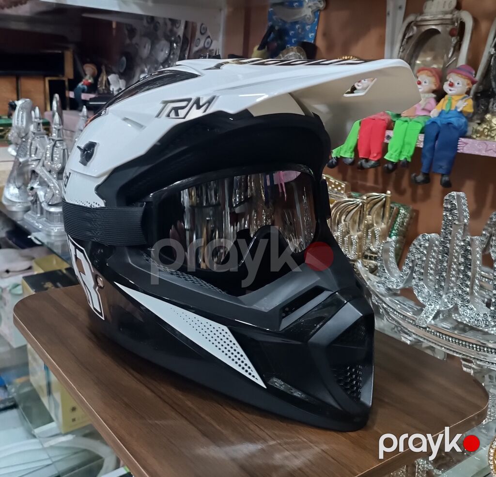 TRM Kros Kaskalar 75-azn “Speed Racing” off-road/dirt bike kaskı + — Motosiklet geyimi, Bakı (2)