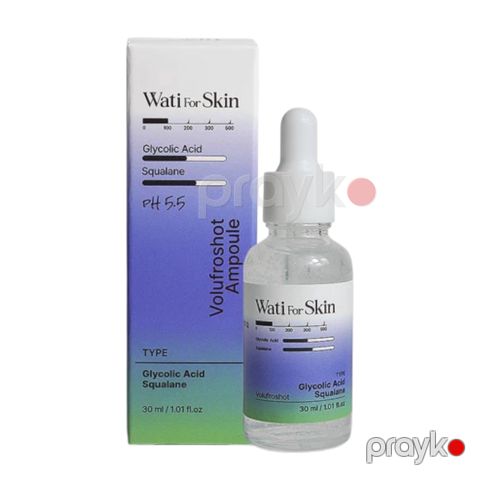 Üz üçün zərdab Wati for Skin Glycolic Acid Squalane Volufroshot Ampoule 30ml — Bakı