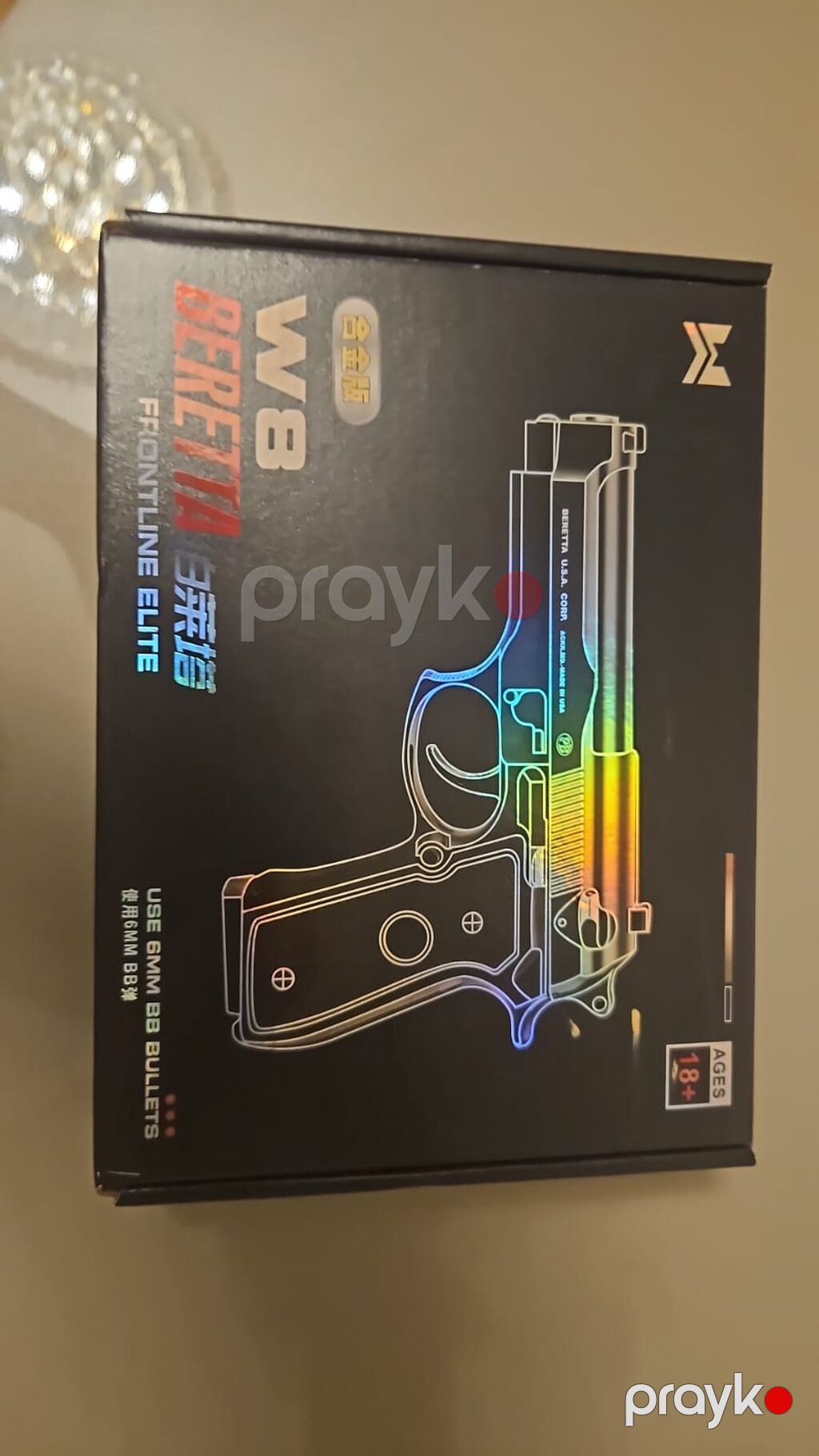 Tam dəmir 420 gram orginal beretta 400 şarik hədiyyə — Oyuncaq silahları, Sumqayıt (4)