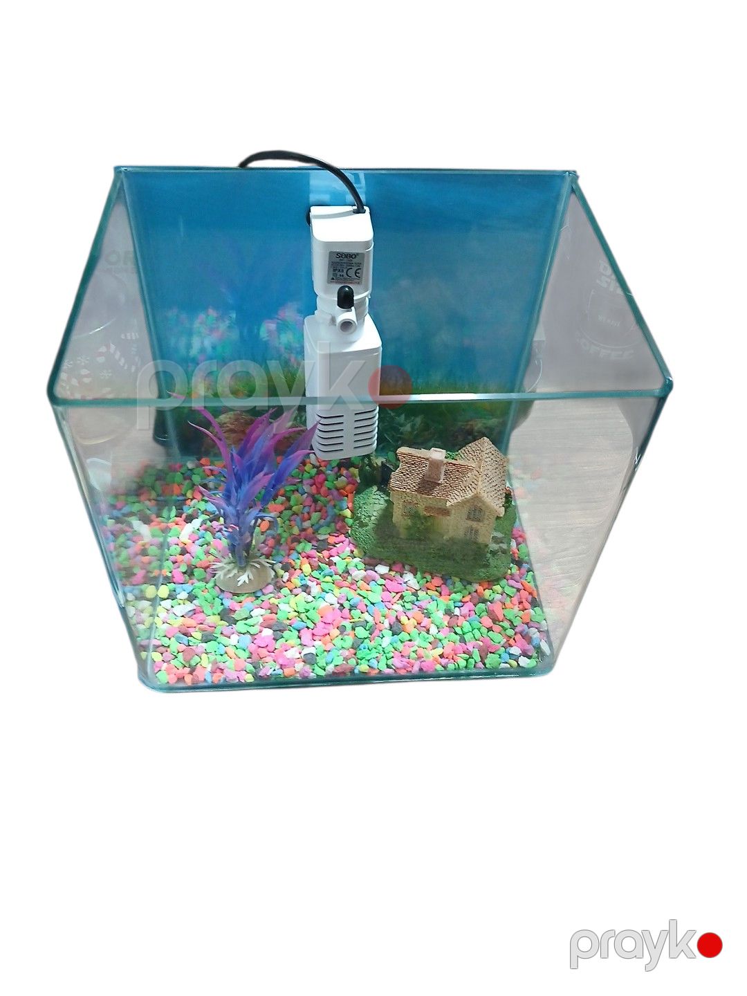 Akvarium dəsti, şəffaf 22-24-20 sm — Mallar, Bakı (2)