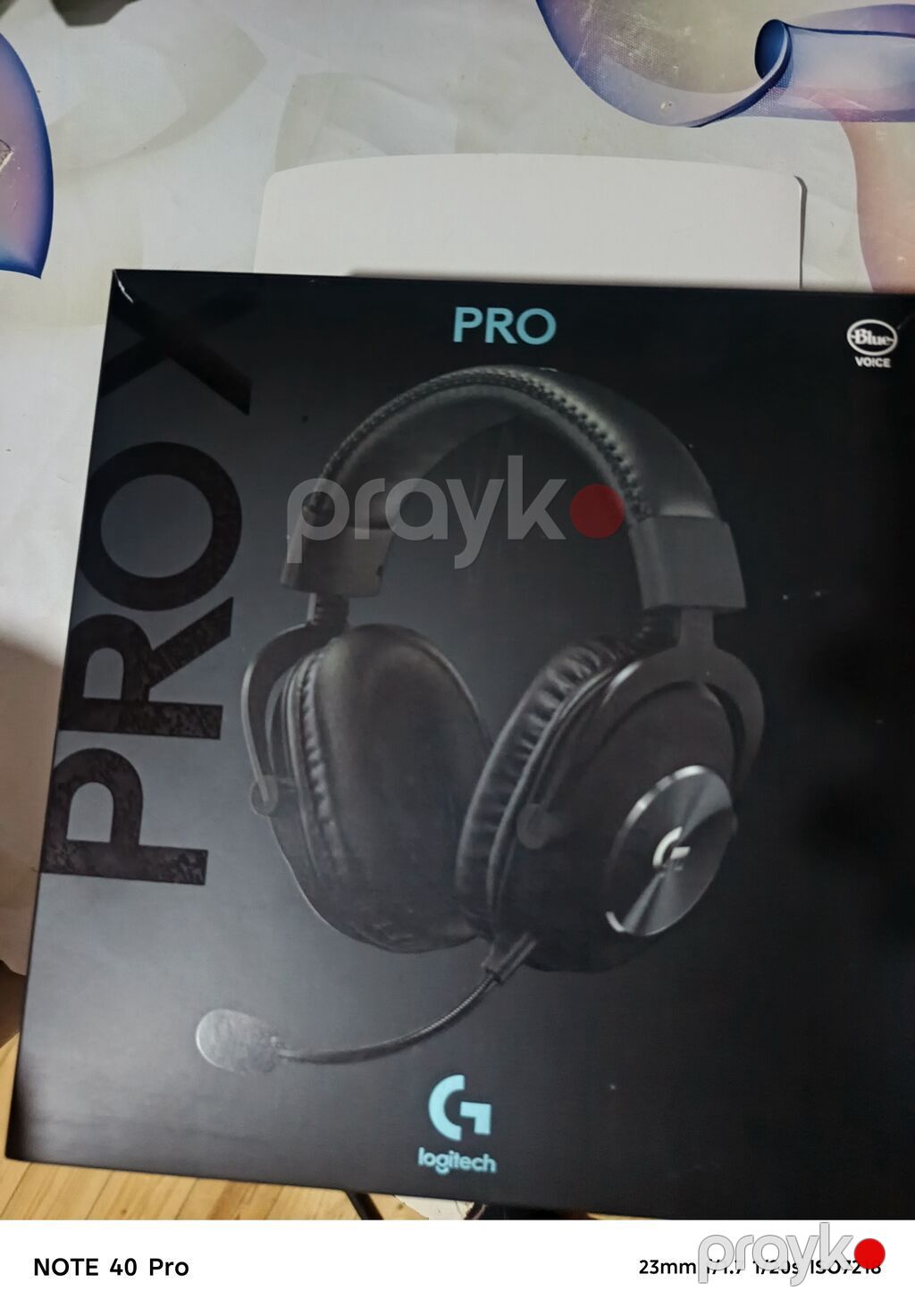 Logitech G Pro X oyun qulaqlığı - Blue VO CE dəstəyi olan çıxarıla — Səs texnikası, Bakı (2)