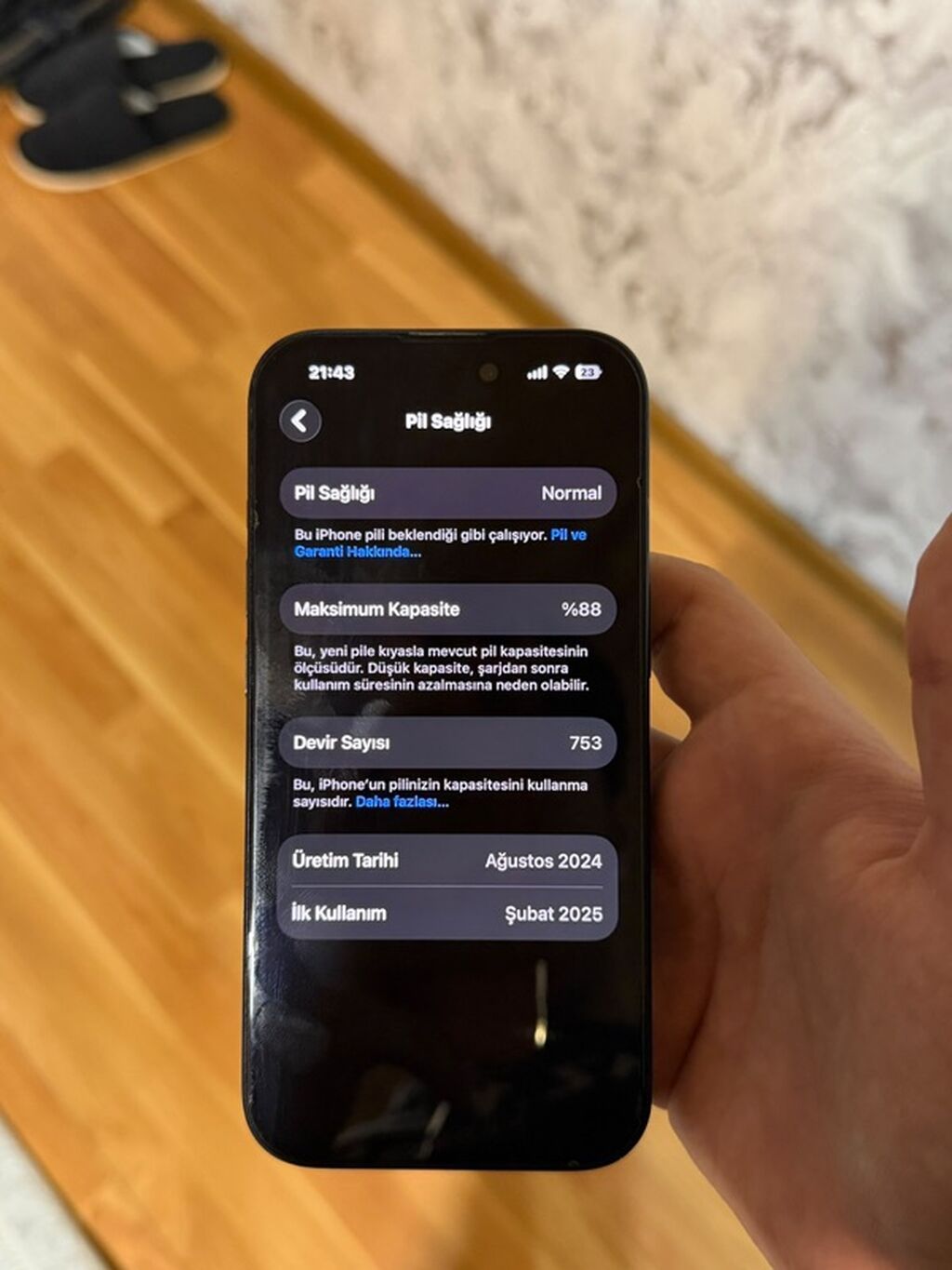 IPhone 15, Qara, Face ID — Apple iPhone, Bakı (2)