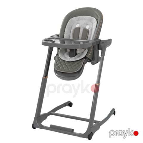 Elektron uşaq yedizdirmə oturacağı Kidilo SG129, yellənmə rejimi, boz — Bakı
