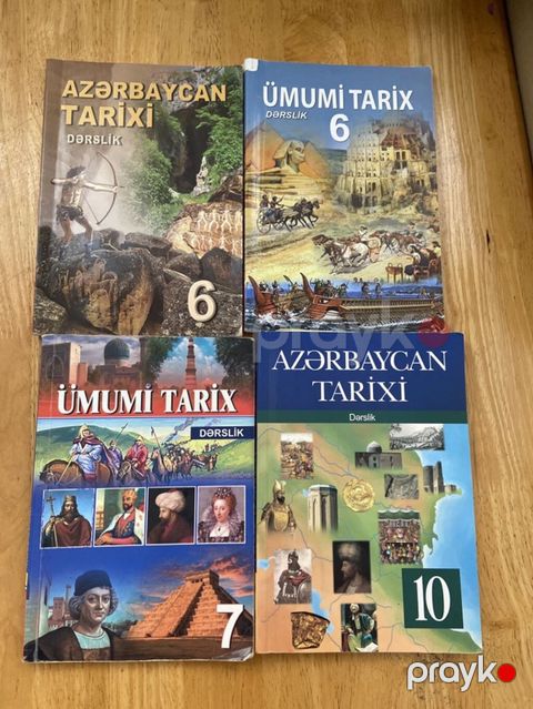 Məhsul: Tarix dərslikləri dəsti Təsvir: - Azərbaycan tarixi və ümumi — Bakı