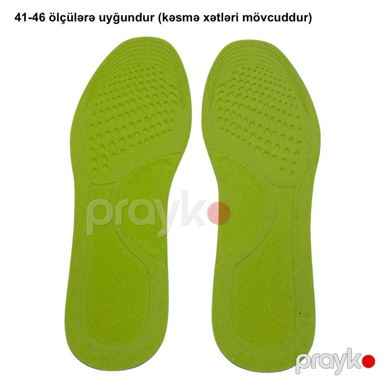 Ayaqqabı üçün içlik me_ort2, boz, ölçü 41-46 — Mallar, Bakı (2)