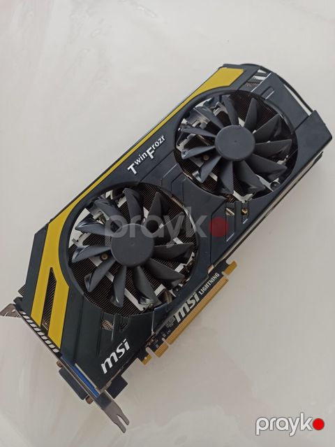 MSI GeForce GTX 770 Lıghtnıng videokartı Videokartda problem var — Gəncə