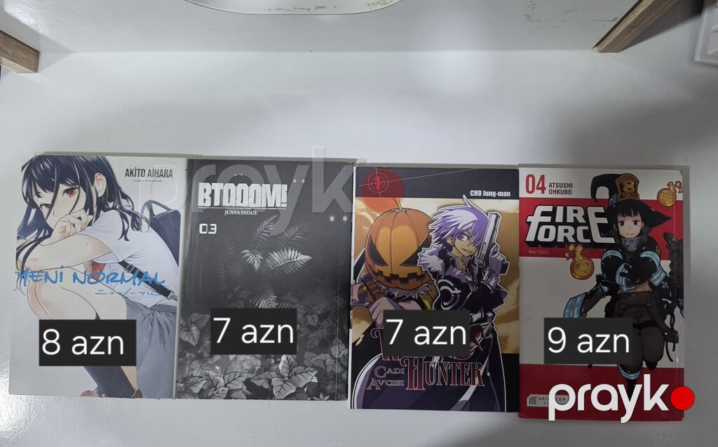Manga paket satışı- Məhdud Sayda Ayrı-Ayrı 31 azn 4 lü Paket 28 azn — Kitablar, Bakı (3)