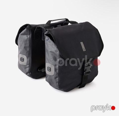 Baqaj üçün bel çantası dəsti Decathlon 5054375, poliester, qara, 2 əd x 20 l — Bakı