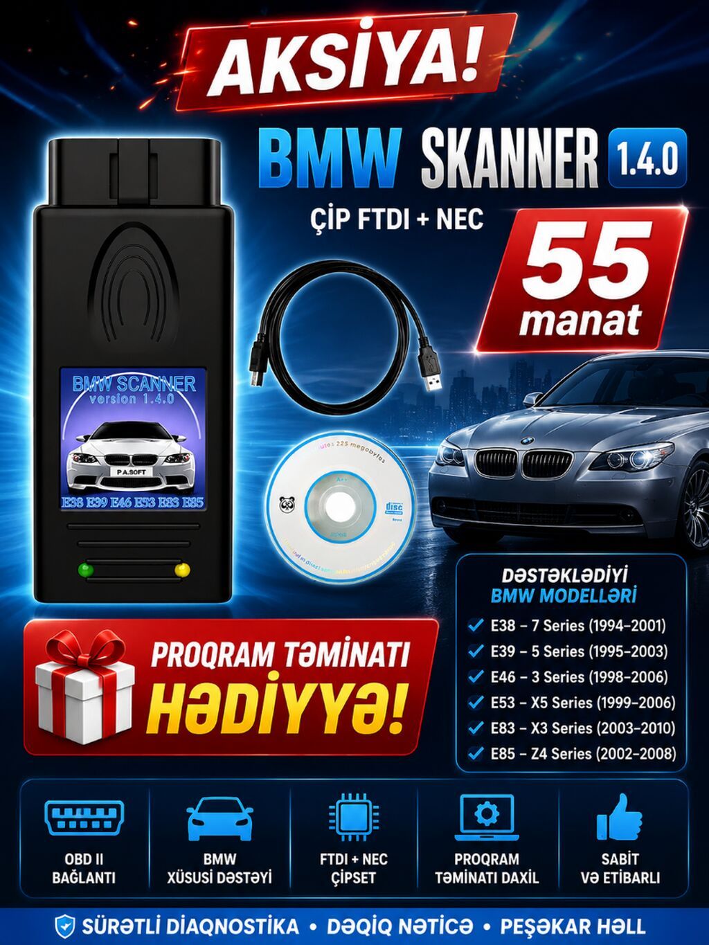 Diaqnostika cihazları. Renolink 1 x 70 man. VAG CAN PRO 5.5.1 1 — Diaqnostika cihazları, Lənkəran (10)