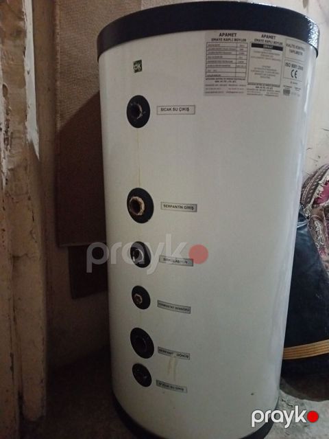 Apamet emaye kaplı boyler – 200 litr Texniki göstəricilər (etiket — Digah