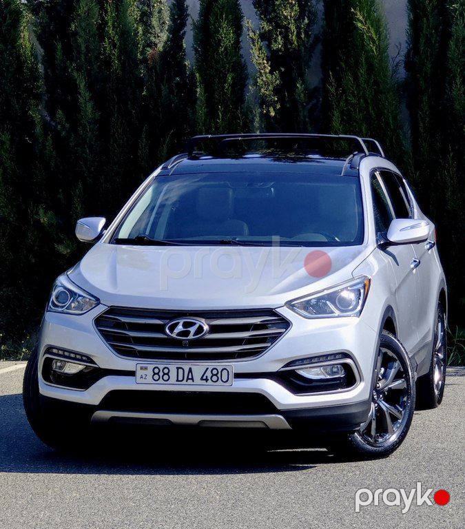 Hyundai Santa Fe, 2.0 L, 2016 il, 95 000 km — Avtomobillər, Bakı (7)