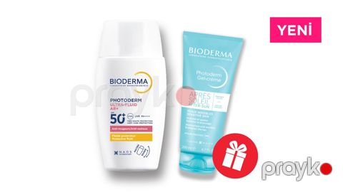 Günəşdən qoruyucu krem Bioderma Ultra-Fluid AR SPF50, 40 ml + krem-gel After Sun 100 ml (hədiyyə) — Bakı