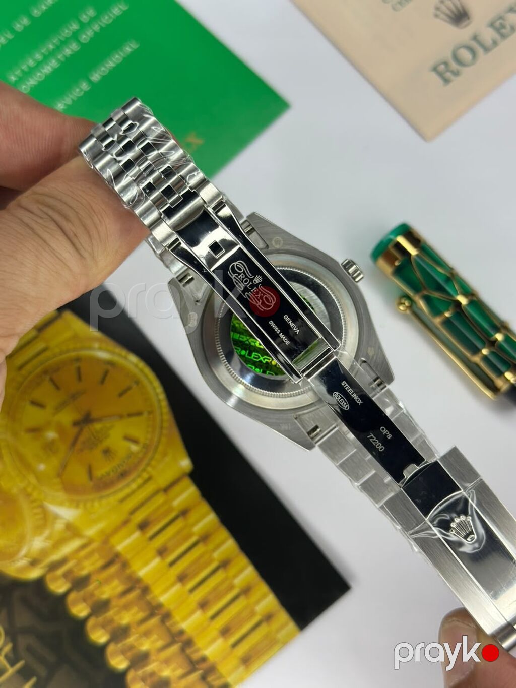 Yeni, Qol saatı, Rolex, rəng - Yaşıl — Qol saatları, Bakı (5)