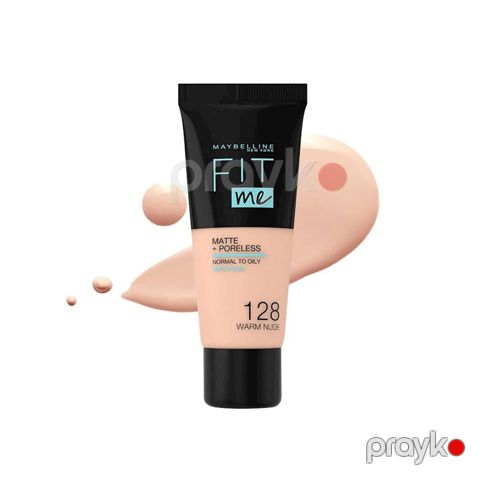 Tonal krem Maybelline New York Fit Me Fit Me Matte Poreless 128 Warm Nude 30 ml — Bakı