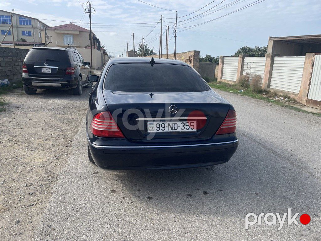 Mercedes S 320, 3.2 L, 1998 il, 440 000 km — Avtomobillər, Bakı (6)