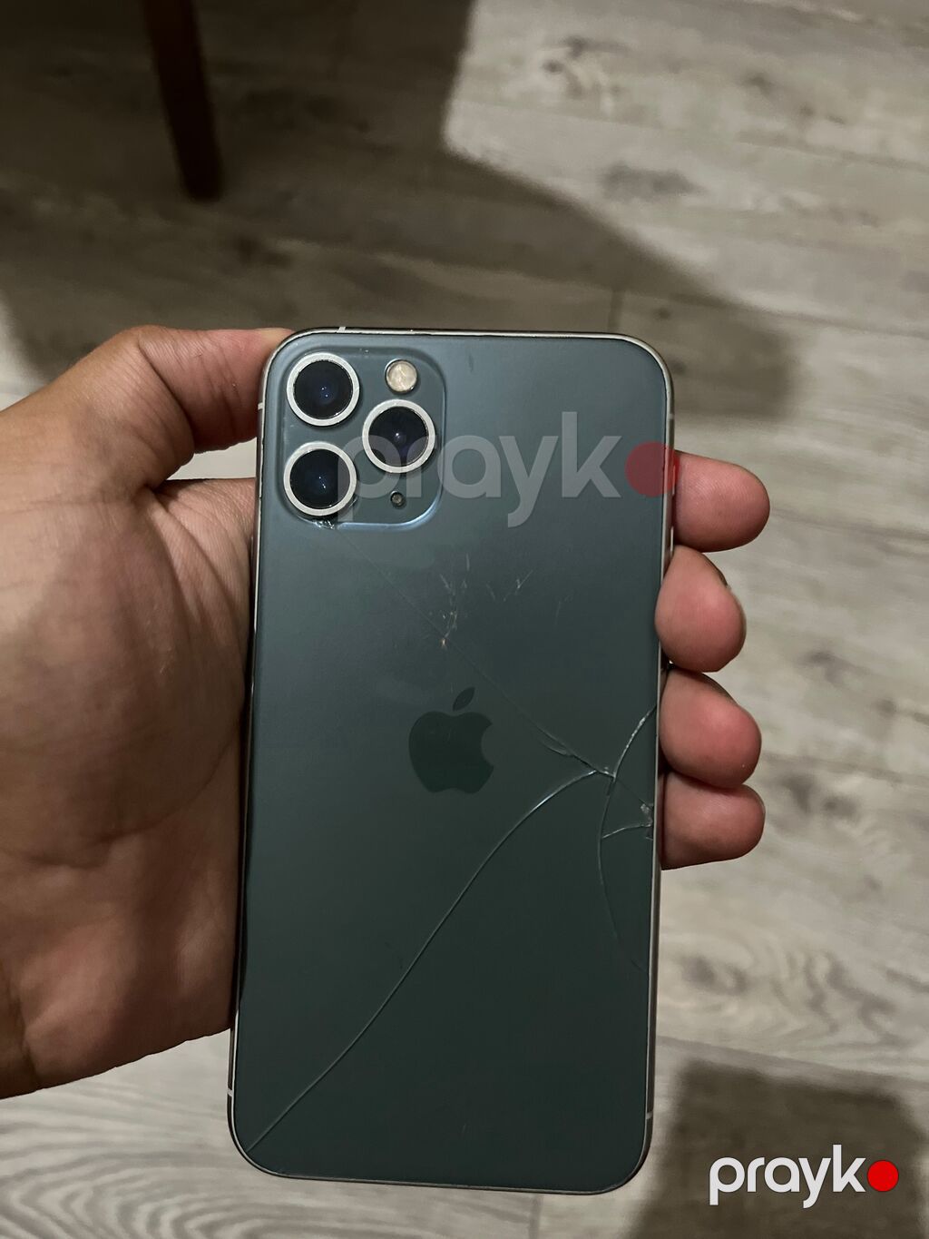 IPhone 11 Pro, Yaşıl, Qırıq — Apple iPhone, Sumqayıt (3)