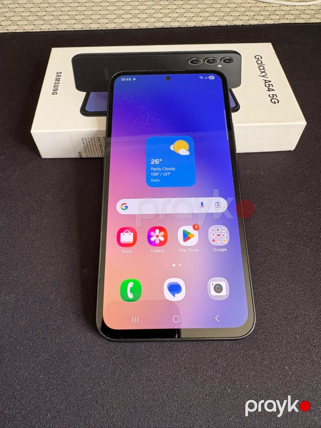 Samsung Galaxy A54 5G, 256 GB, rəng - Boz, Barmaq izi, İki sim kartlı, Face ID — Samsung, Bakı (3)