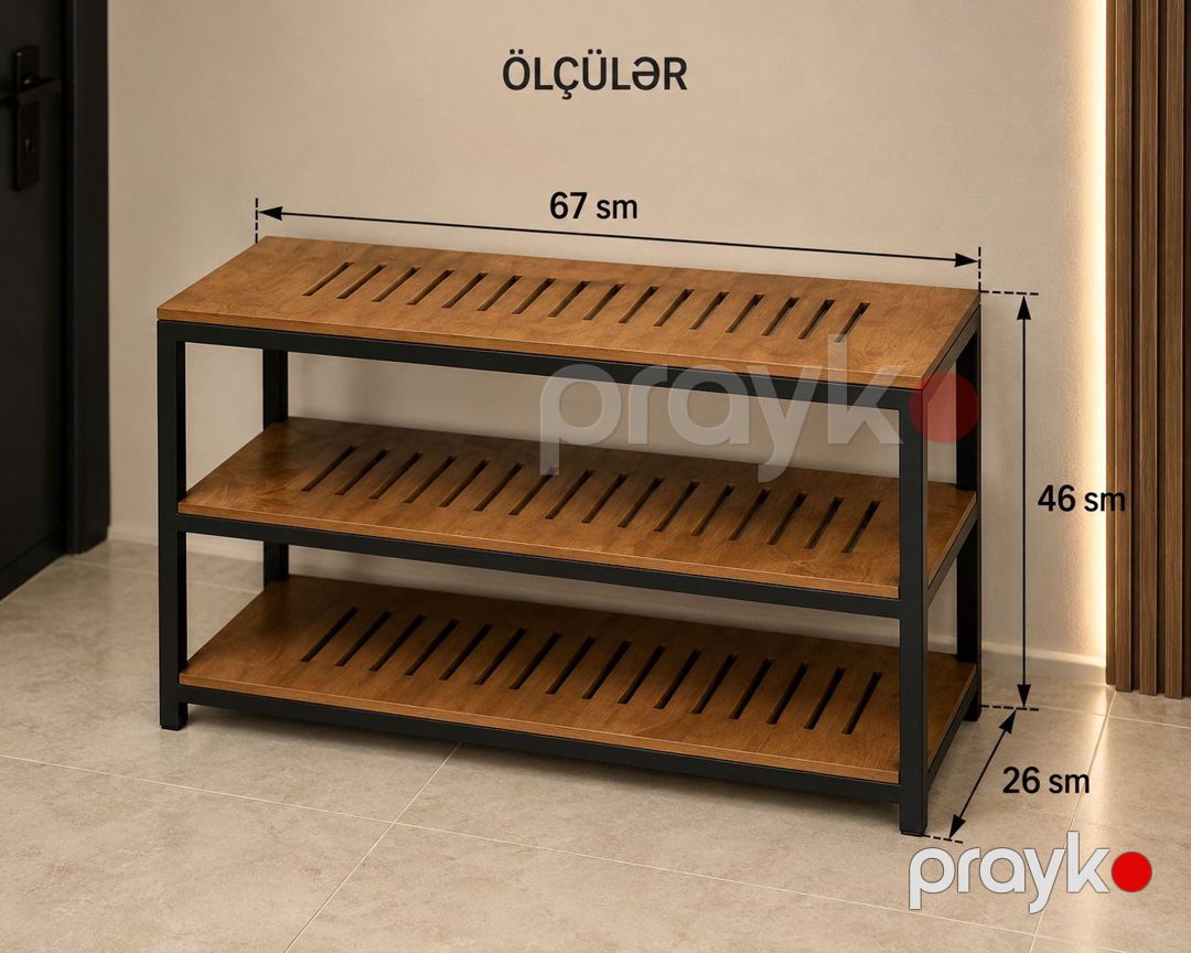 Ayaqqabı rəfi 17051138_RB 46x67x26 sm — Mallar, Bakı (2)