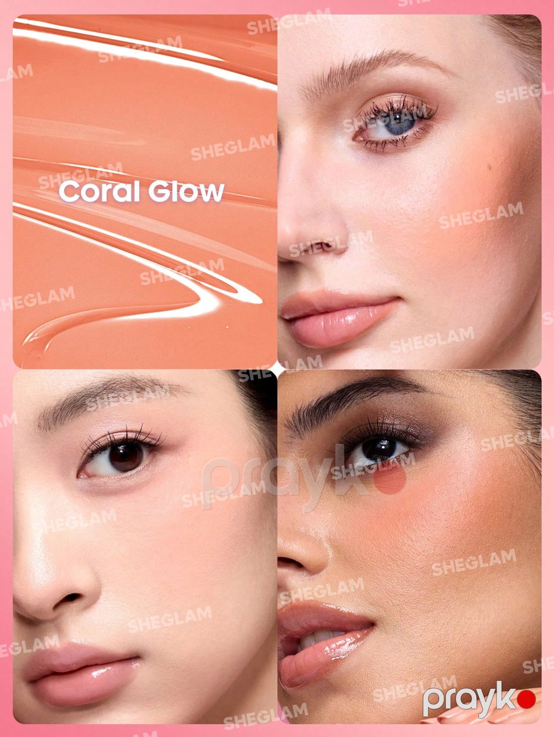 Ənlik-stik No Brand Color Bloom Liquid Blush Coral Glow — Mallar, Bakı (2)